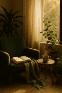 Auszeit mit Tee zur Selbstfürsorge